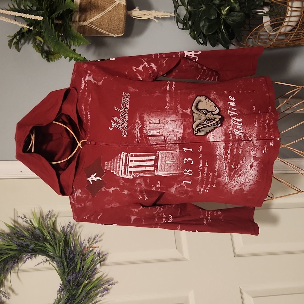 Alabama Crimson Hooded Jacket - Women's Red Roll Tide Coat
